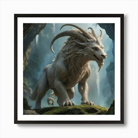 Griffin paintings art print Art Print