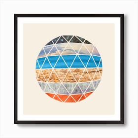 Geodesic 3 Art Print