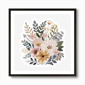 Bouquet Of Flowers 20 Art Print