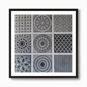 Tiling Patterns Art Print