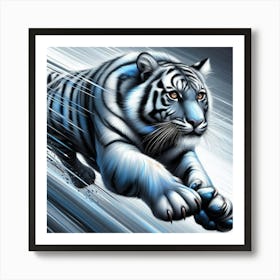 White Tiger 54 Art Print