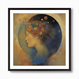 Woman'S Head Art Print