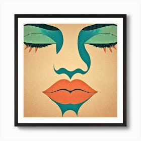 Face Of A Woman Art Print