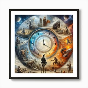 Viaggio nel tempo Art Print