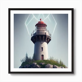 Lighthouse 4 Art Print