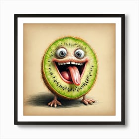 Kiwi Fruit 3 Art Print