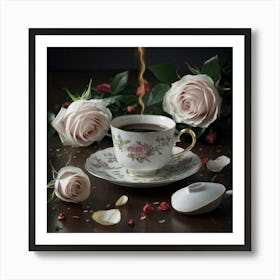 Coffee Art 20 Art Print