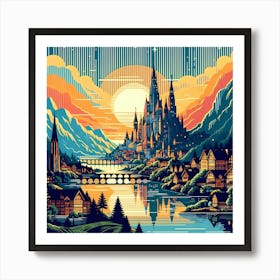 A Fantastical Land 25 Art Print