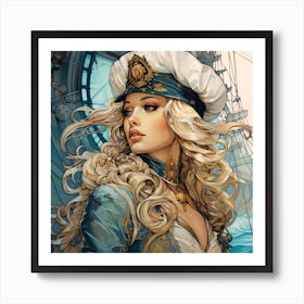 Sailor Girl Art Print