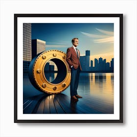 Man In The Suit Art Print