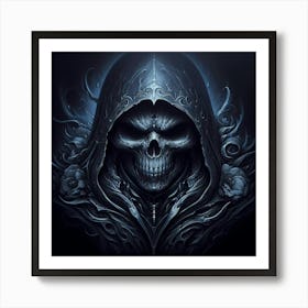 Dark Skull Art Print