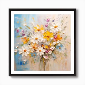 Flowers In A Vase 5 Art Print