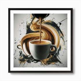 Coffee Pouring 40 Art Print