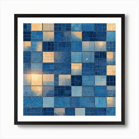 Mosaic Tile Background 2 Art Print