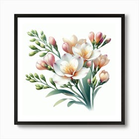 Freesia 5 Art Print