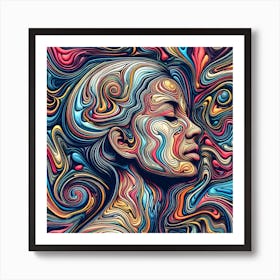 Psychedelic Art Art Print