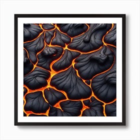 Lava Flow 16 Art Print