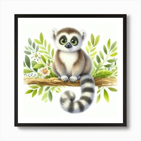 Lemur 3 Art Print