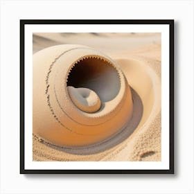 Sand Sculpture 1 Art Print