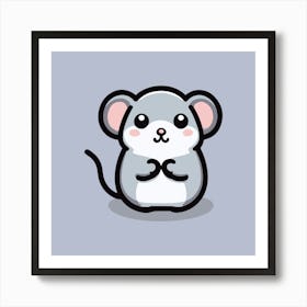 Cute Animal Mouse 1 Art Print