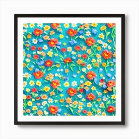 Floral Pattern 6 Art Print