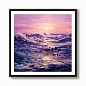 Lilac Lagoon: Monet's Sublime Seascapes Art Print