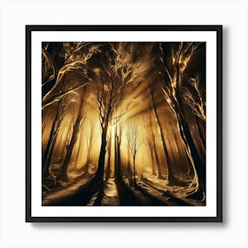 Dark Forest 35 Art Print