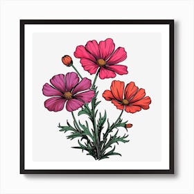 Flowers Art Print