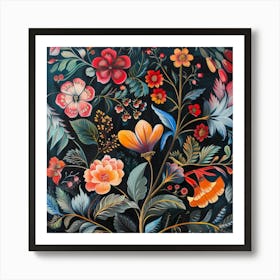 Floral Spotlight (3) Art Print