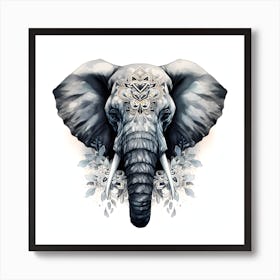 Elephant Series Artjuice By Csaba Fikker 008 1 Art Print