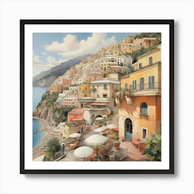 Positano 4 Art Print