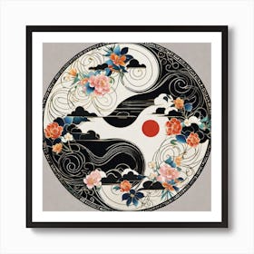 Yin Yang 69 Art Print