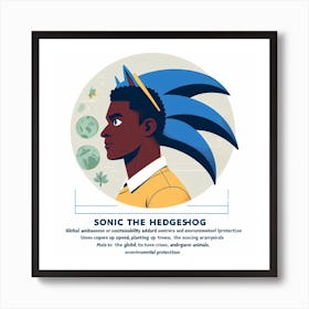 Sonic The Hedgehog 8 Art Print