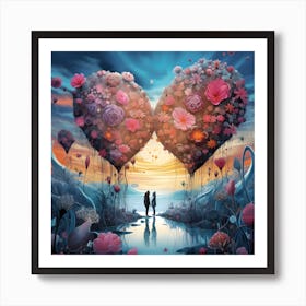 Surreal Love Garden By Csaba Fikker 15 Art Print