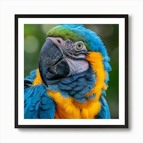 Blue And Yellow Macaw 1 Art Print