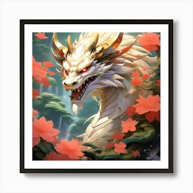 Japanese Dragon Art Print