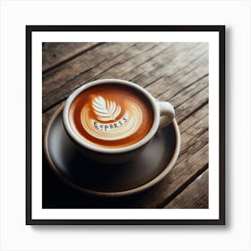 Latte Art Art Print