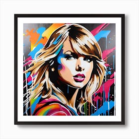 Taylor Swift 6 Art Print