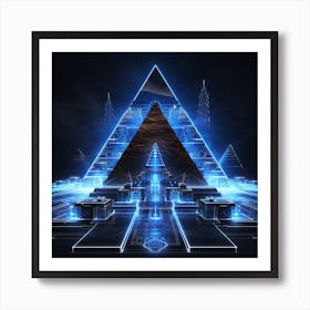 Pyramids Art Print