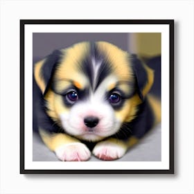 Cute Puppy Art Print
