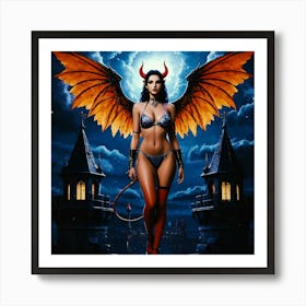 History Of Devil Art Print
