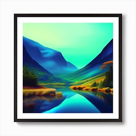 Scottish Landscape Art Print