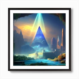 Egyptian Landscape Art Print