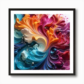 Abstract Painting 19 Art Print