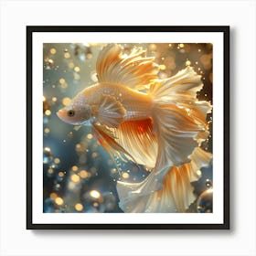 Siamese Catfish 3 Art Print