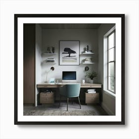 Home Office 18 Art Print