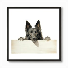 German Shepherd Dog 4 Art Print