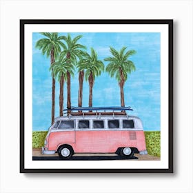 Combi Maimi Beach. Art Print