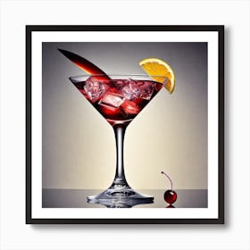 Martini 2 Art Print