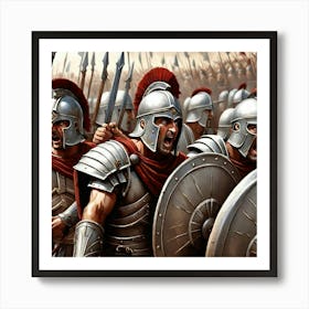 Spartan Army Art Print